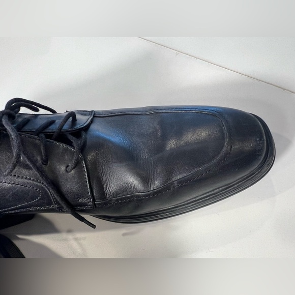 Florsheim Pinnacle Comfort Leather Apron Toe 10M Black Leather Oxfords main image 4